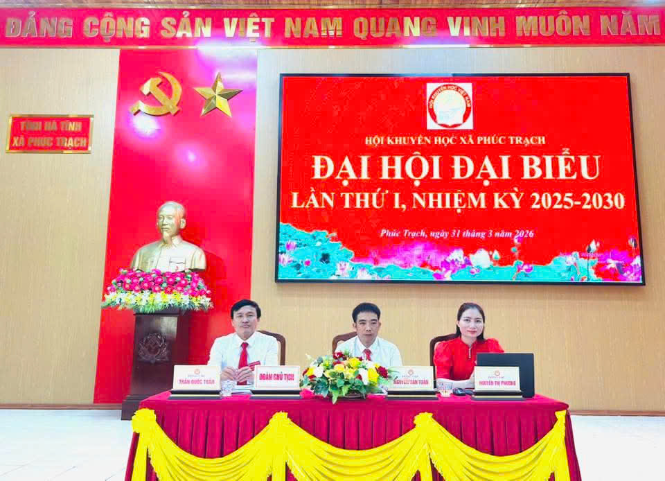 ĐẠI HỘI ĐẠI BIỂU HỘI KHUYẾN HỌC XÃ PHÚC TRẠCH LẦN THỨ I, NHIỆM KỲ 2025–2030 THÀNH CÔNG TỐT ĐẸP