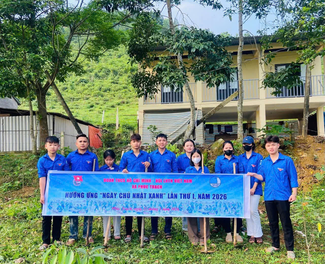 TUỔI TRẺ PHÚC TRẠCH RA QUÂN NGÀY CHỦ NHẬT XANH VÀ HƯỞNG ỨNG NGÀY CHẠY OLYMPIC VÌ SỨC KHỎE TOÀN DÂN NĂM 2026