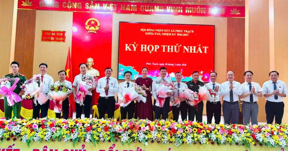 HĐND XÃ PHÚC TRẠCH TỔ CHỨC KỲ HỌP THỨ NHẤT, KHÓA XXII, NHIỆM KỲ 2026 – 2031