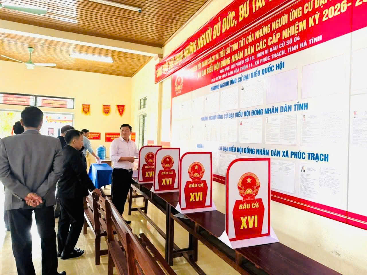 PHÚC TRẠCH SẴN SÀNG CHO CUỘC BẦU CỬ ĐẠI BIỂU QUỐC HỘI KHÓA XVI VÀ HĐND CÁC CẤP NHIỆM KỲ 2026 - 2031.