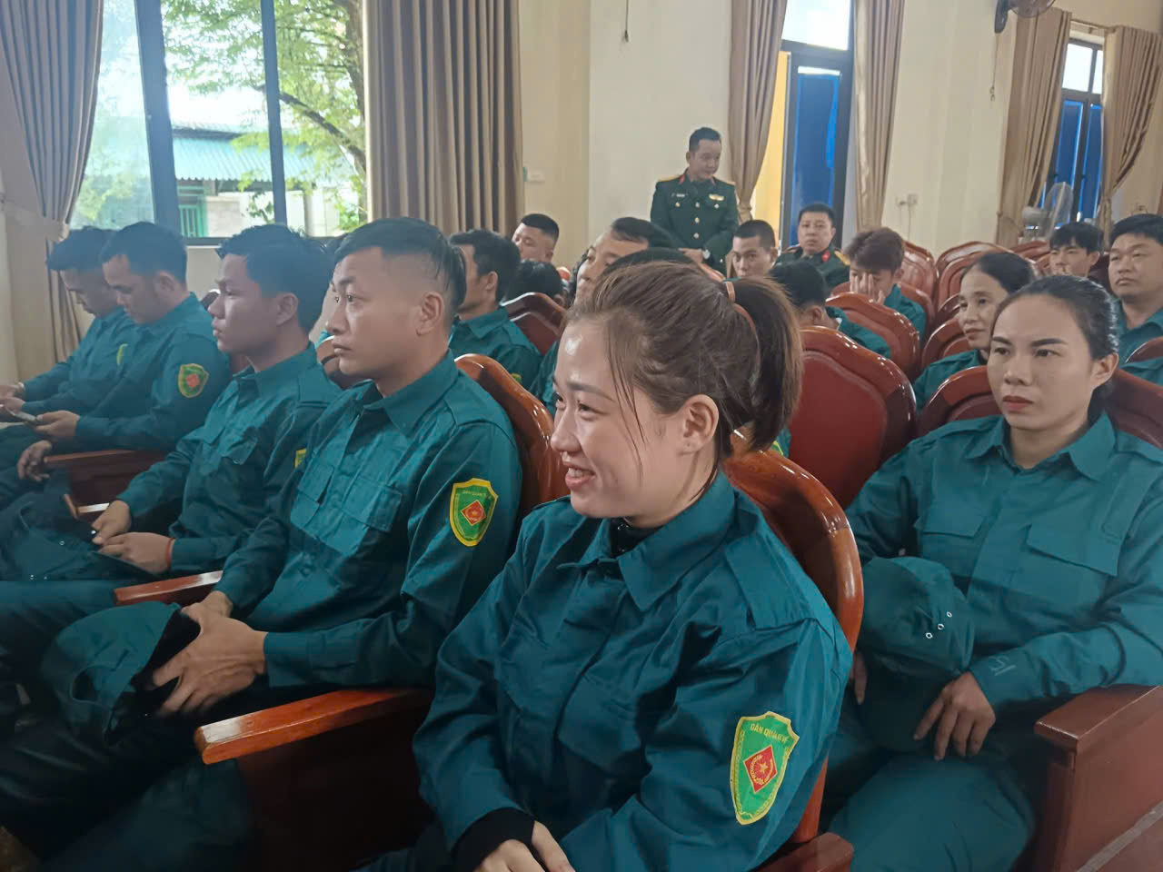 BAN CHQS XÃ PHÚC TRẠCH KHAI MẠC HUẤN LUYỆN DÂN QUÂN NĂM THỨ NHẤT,