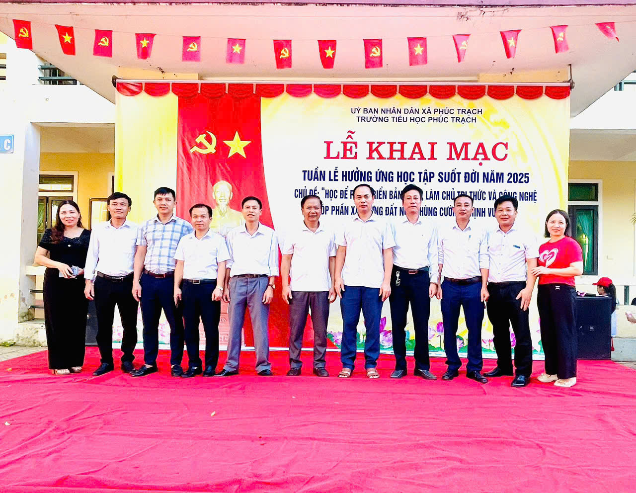 UBND xã Phúc Trạch khai mạc Tuần lễ hưởng ứng học tập suốt đời năm 2025