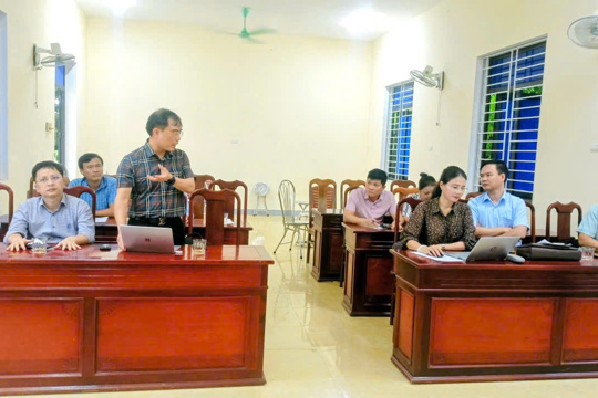 Sở Giáo dục và Đào tạo tổ chức làm việc với UBND xã Phúc Trạch về phương án hỗ trợ học sinh cấp THCS xã Phúc Trạch đảm bảo điều kiện học tập sau khi xã Hương Xuân hoàn thành trường nội trú liên cấp