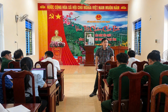 Đoàn công tác Sở Nội vụ Hà Tĩnh kiểm tra thực địa và họp bàn thống nhất mô hình, phương án, cơ chế quản lý đối với đồng bào dân tộc Chứt tại Bản Rào Tre