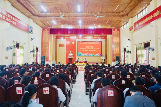 Phúc Trạch tổ chức Hội nghị triển khai công tác sắp xếp, sáp nhập trường học trên địa bàn