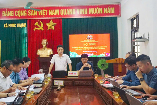 Đảng bộ UBND xã Phúc Trạch tổ chức Hội nghị sơ kết công tác xây dựng Đảng 6 tháng đầu năm, triển khai nhiệm vụ 6 tháng cuối năm 2026