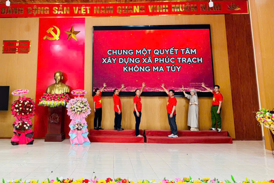 Xã Phúc Trạch tổ chức Lễ mít tinh và Giải chạy phong trào hưởng ứng Tháng hành động phòng, chống ma túy năm 2026 