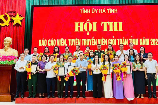 Đảng bộ xã Phúc Trạch đạt giải Ba tại Hội thi Báo cáo viên, tuyên truyền viên giỏi toàn tỉnh năm 2026